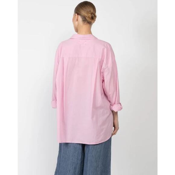 NEW Xirena Sydney Button-Down Shirt Oversized Size Large - Picture 4 of 8